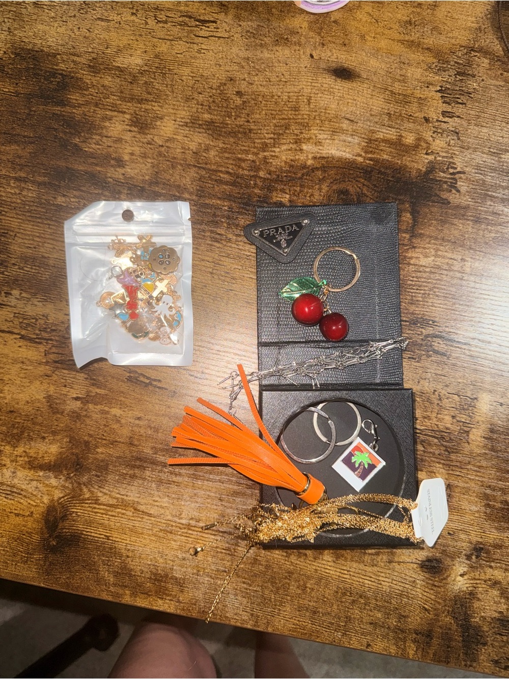 Design your own bag/bracelet charms! More options available DUH